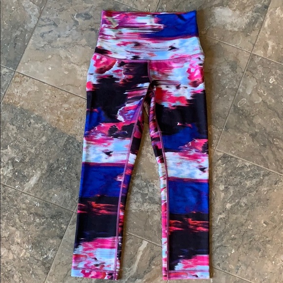 Lululemon Wunder Under Pigment Wind White Multi - Picture 3 of 7